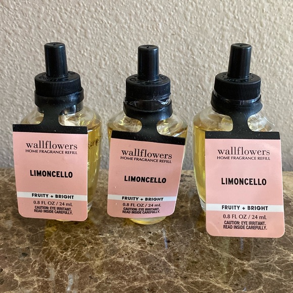 “LIMONCELLO” BBW/WB, Three (3)-Wallflowers Home Fragrance Refills, NWT & Sealed - Picture 1 of 3